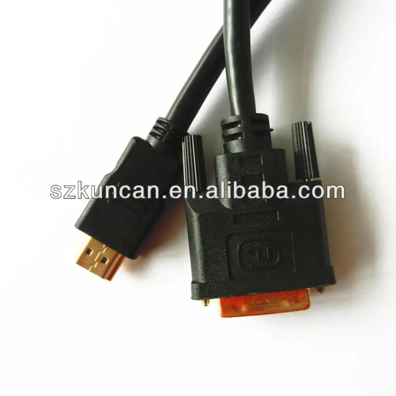  Gold plated DVI Monitor Cable scart to dvi converter