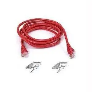 CAT5e & CAT5 Cables-Belkin 20FT CAT5E PATCH CABLE REDRJ45M/RJ45M SNAGLESS