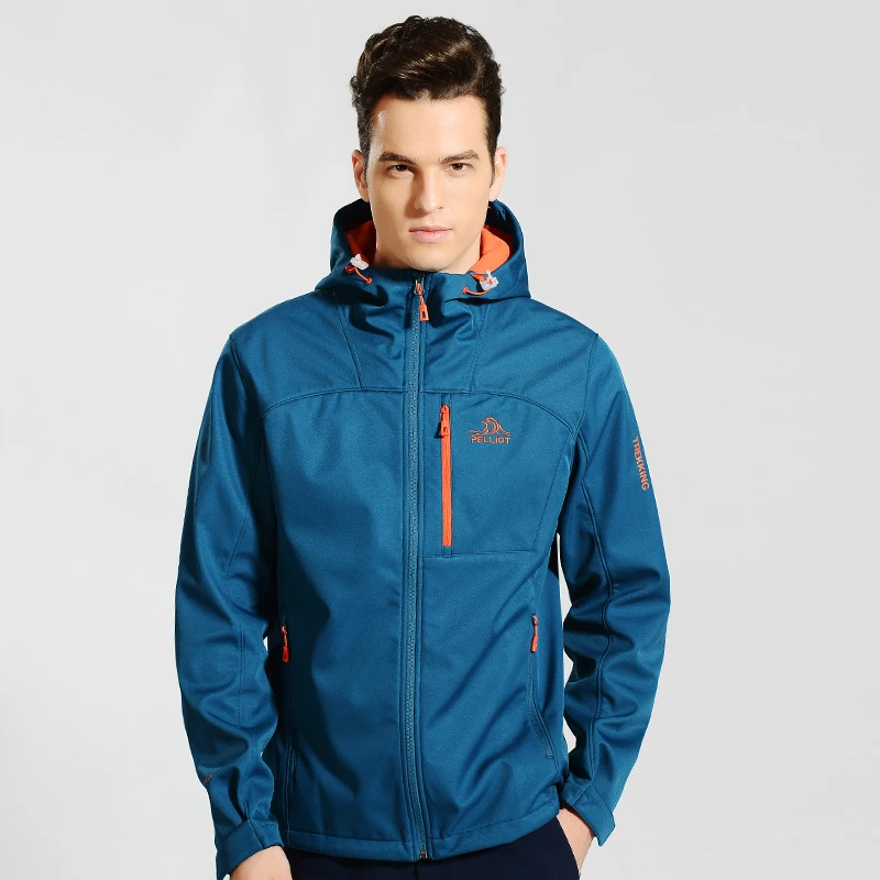 Polyester Fabric Oem Odm Spring Sportswear Softshell Jackets For Men - Buy Windproof Water 