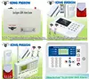 Quad-band New updated office alarm system with 16 wireless defence zone(Normal,Stay,24hours,Watchdog,SOS)