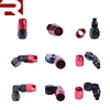 Red and black AN size Hydraulic pipe fitting