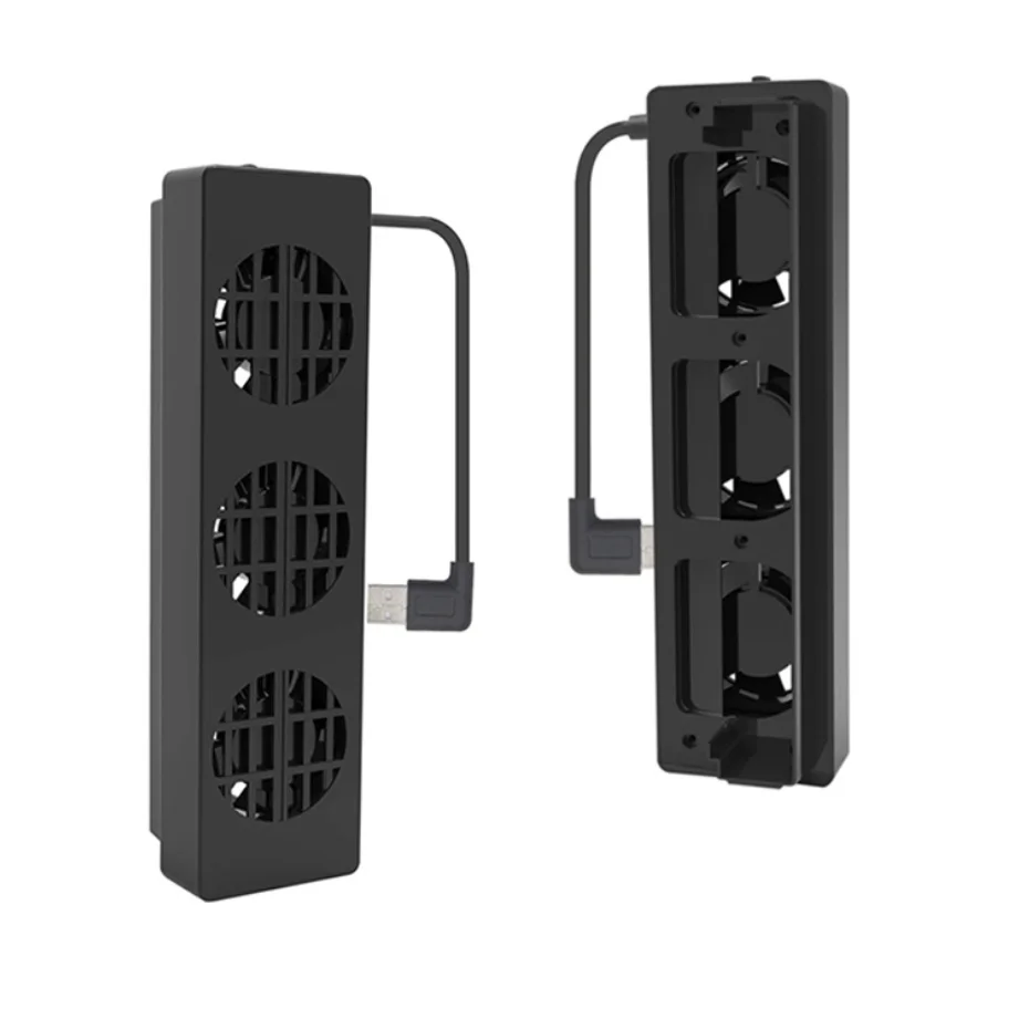 Cooling Fan Dock Mount Console Cooler 3fans Heat Exhaust Vent For
