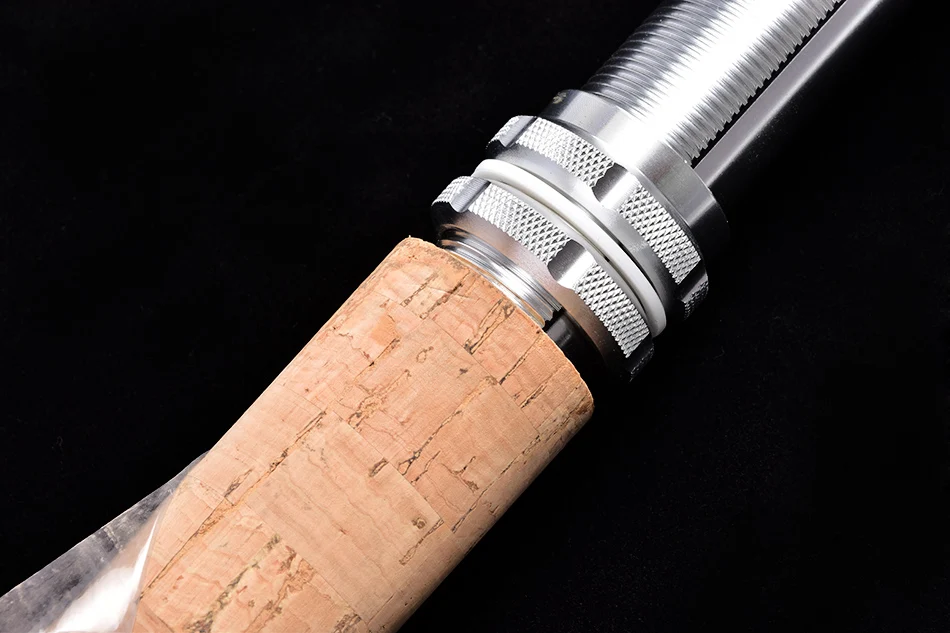 7'6" Catfish Fishing Rod Casting Grip Single Section Mh Cork Handle