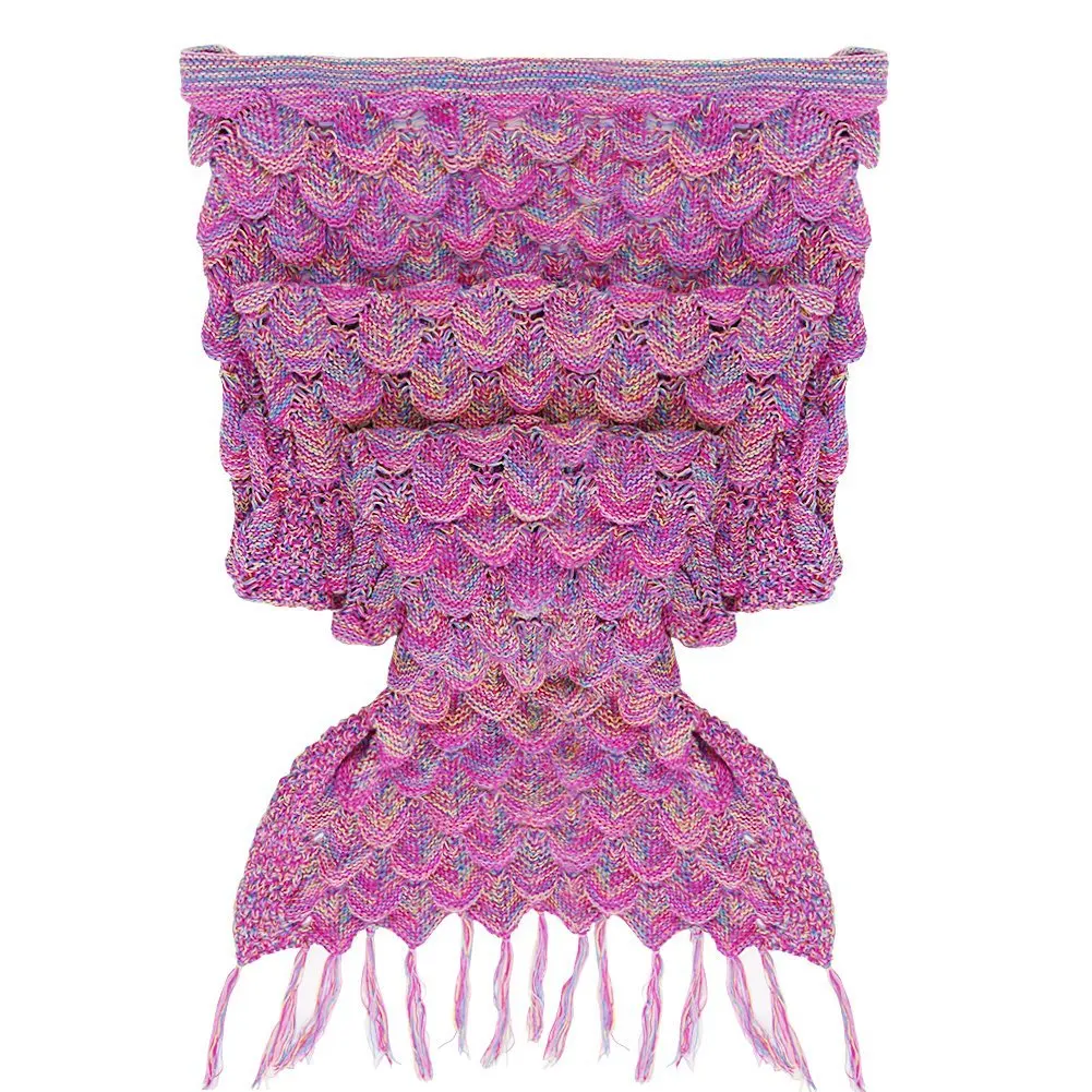 Hot Pink Sofa Find Deals On Line At Alibaba Get Quotations Tiaobug S Handcrafted Crochet Knitted Mermaid Tail Sofa Blanket Sleeping Bag For Children Hot