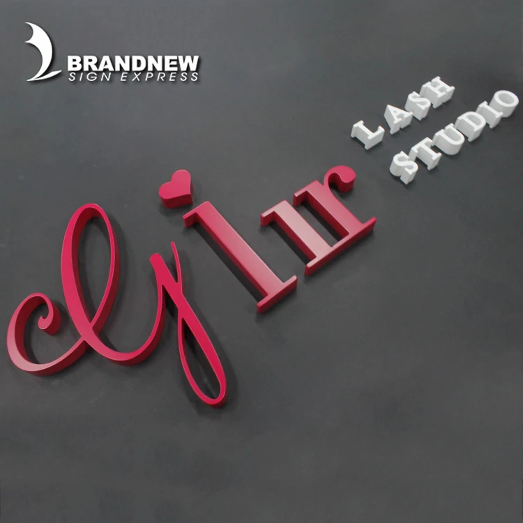 New Design Acrylic Usage Engraved Letters 3d Acrylic Letters Logo Wall