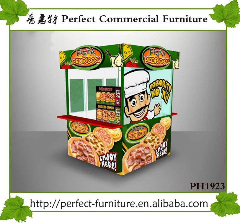 Exotic Style Food Kiosk Design With High Quality Used Shopping Mall For