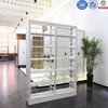 Library Double Sided Bookcase Furniture Metal Multi-layer Book Shelf