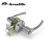 Puplar Cheap Hardware Chrome Zinc Knob Lock with Bolt Interior Door Tubular Lever Lock Set