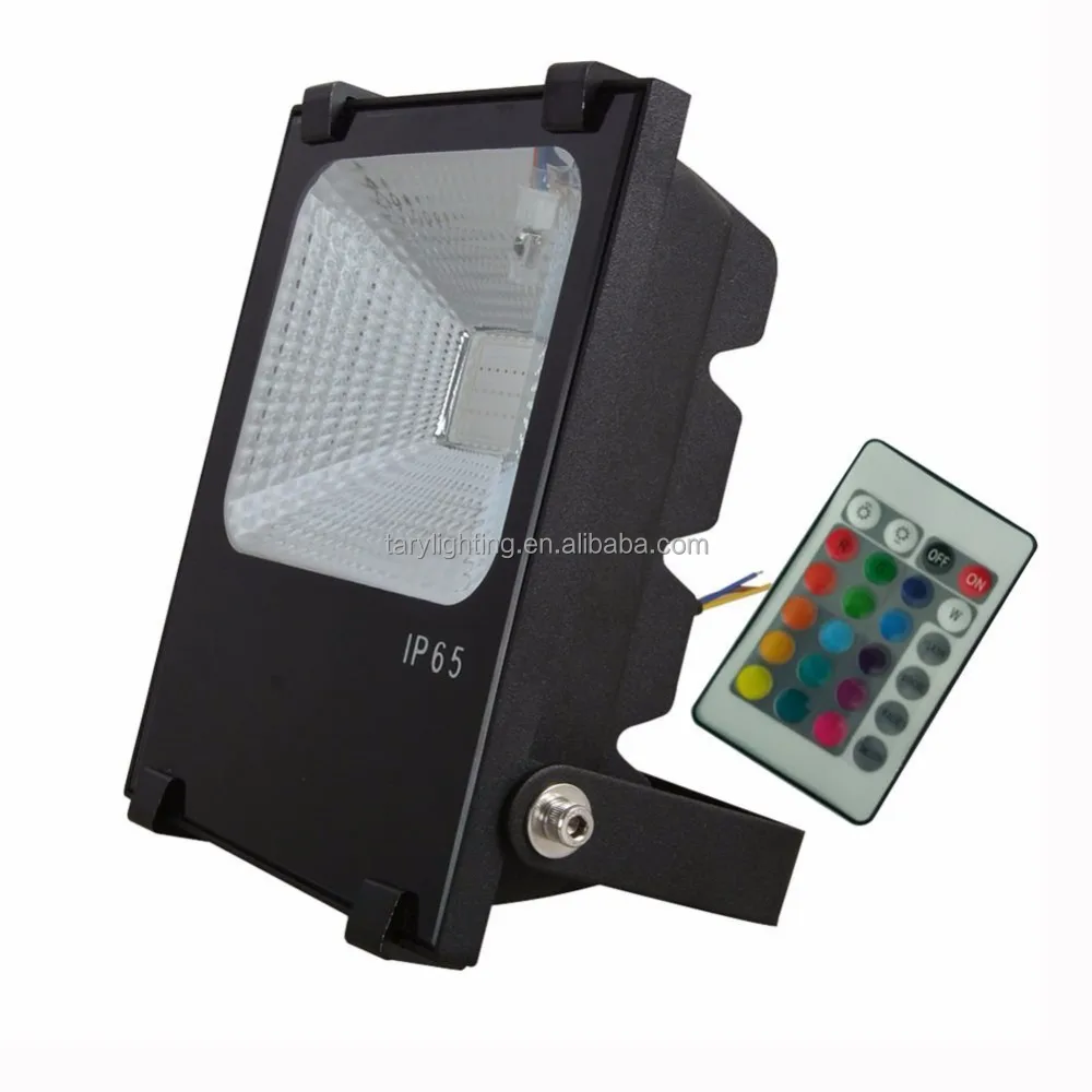 100W Super Bright Outdoor , 20 Colours, 4 Modes,250W Halogen Bulb Equivalent LED Flood Lights with RGB LED Remote Control