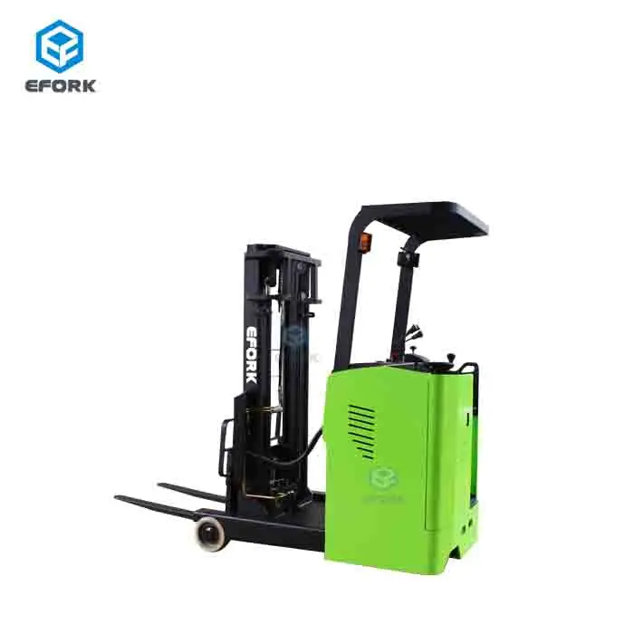1000 kg 1.6 m Electric Portable self loading pallet lift hand stacker/forklift