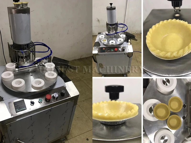 Professional 220v Tart Press Machine / Waffle Making Machine / Egg Tart