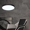 ETL CETL listed Stylish Whiter or Black Aluminum Acrylic Modern Decorative Home Decor LED Drum Shade Chandeliers Pendant Lights