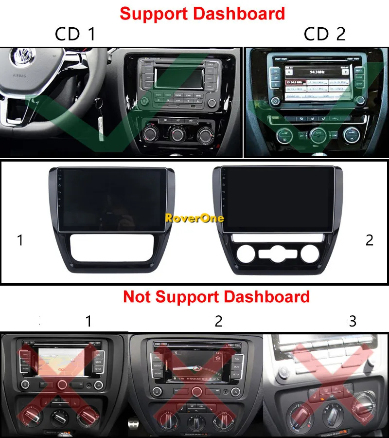 Perfect RoverOne For VW for Volkswage Jetta 2011+ Android 9.0 Autoradio Car Multimedia Player Radio GPS Navigation Head Unit NO DVD 2