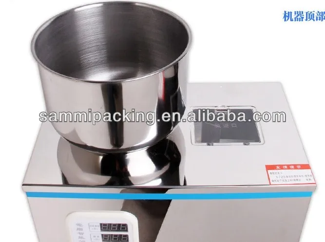 New machinery LCD 2-200g tea weighing machine,grain,seed,salt powder Particle packing machine