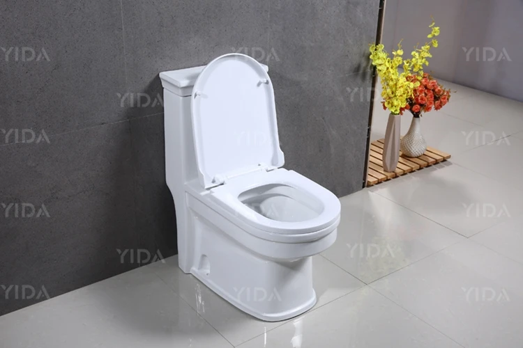 Sanitary Ware 4 Inch Outlet Cheap WC One Piece Toilet