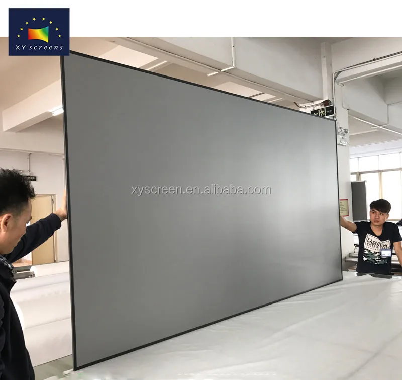 Ambient light Rejecting Thin frame projection screen for indoor 