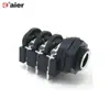 PCB Panel Mount 6 Pin 1/4" 6.35mm Female Socket Stereo Headphone Audio Jack Connector