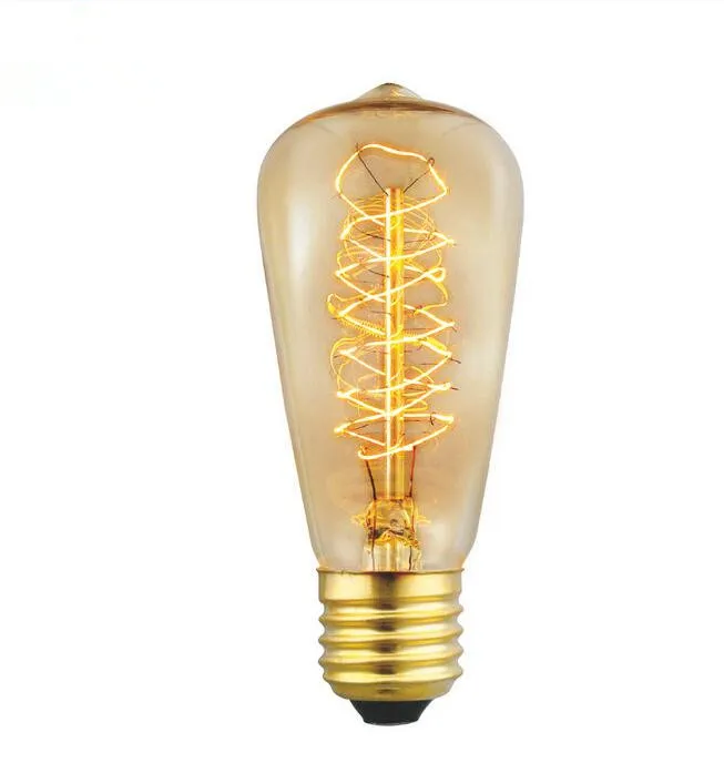 ST58 ST64 2200k E26warm white dimmable edison retro vintage classic 110V-130V 60 watt edison bulb