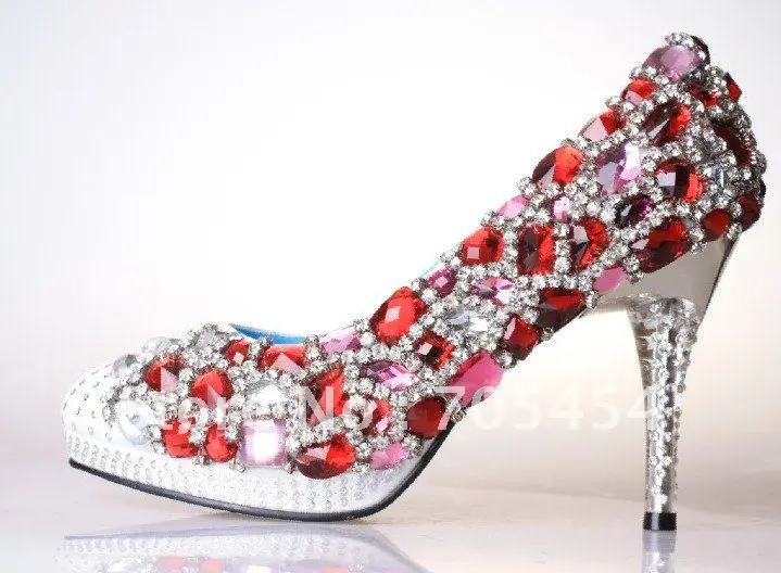Red Ruby Shoes Find Deals On Line At Alibaba Bs097 Free Shipping Red Ruby Rhinestones Bridal Wedding Shoes Crystals Party