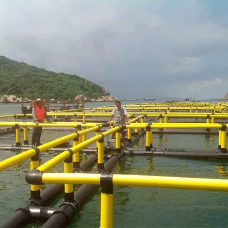热卖离岸水产养殖设备养鱼笼
