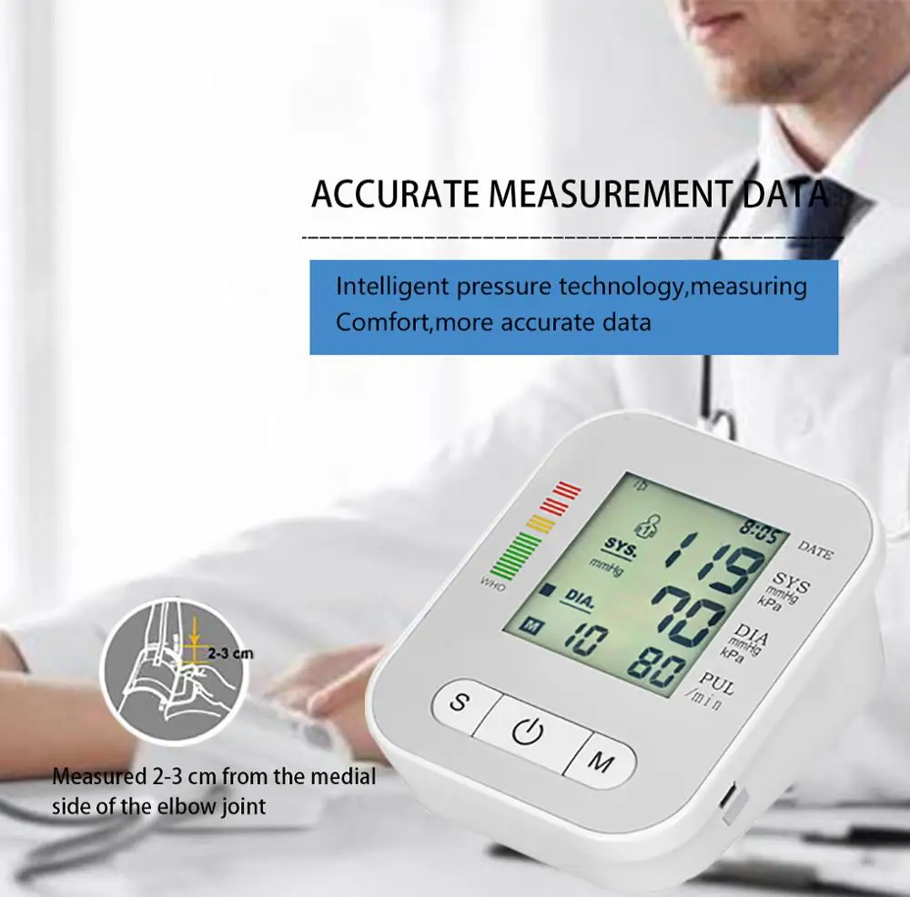 new design arm bluetooth blood pressure monitor