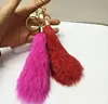Fancy fur keychain small fox tail keychain unique item