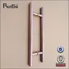 2014 Double sided antique copper brass plated door handles