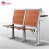 ISO factory college chair wooden bench folding desk school furniture table study standard size guangdong