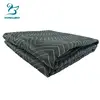 Patchwork easy moving blanket with strap, moving falsa blanket