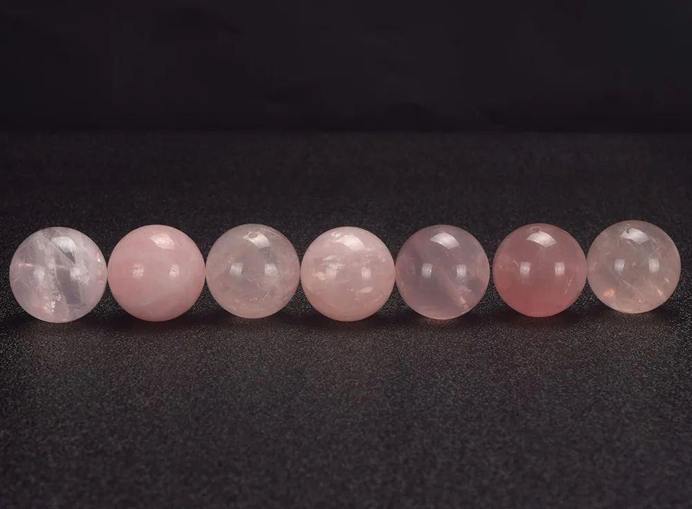 批发天然雕刻钻玫瑰石英珠宝石珠