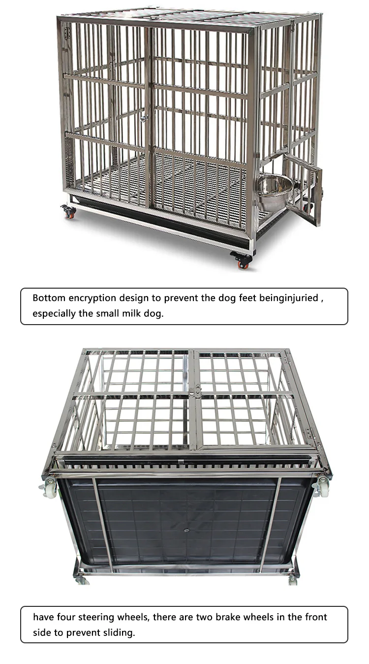 36" dog cage many size stainless steel dog cage for sale cheap
