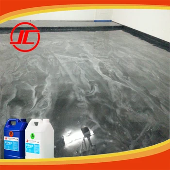 Solid White Epoxy Metallic Flooring Surface Coating - Buy Protective