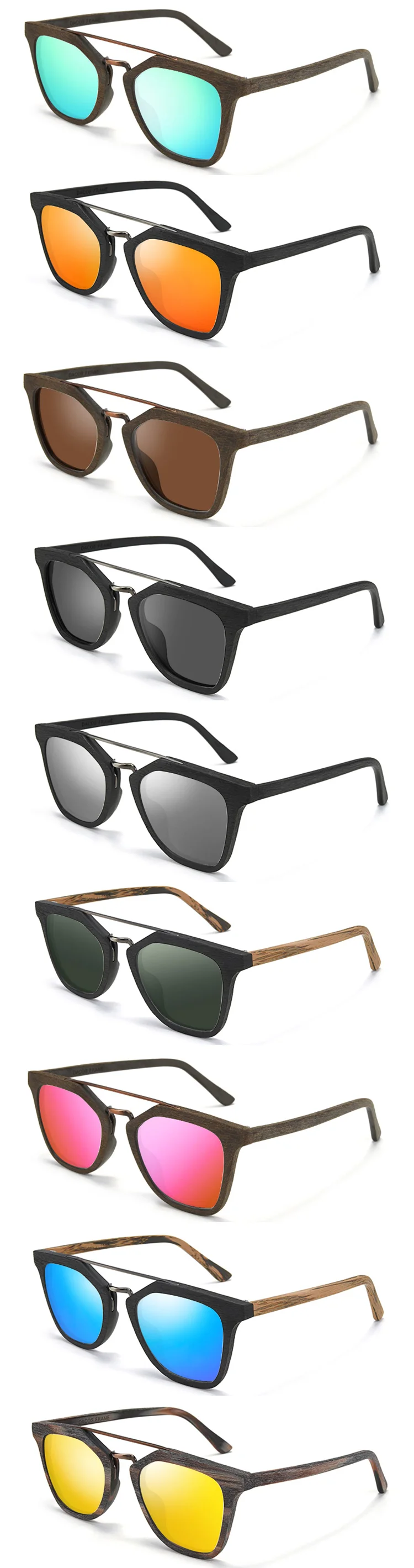 Novelty Mirror Lens Polarized Sunglass Acetate Material With Logo Buy