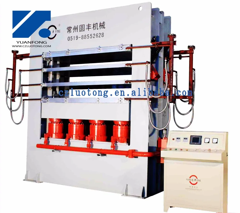 Most Selling flush door hot press machine for Optimum Factory Use 