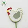 easter low price classic party favor cute animal wooden chicken on stick bamboo outdoor garden decoration