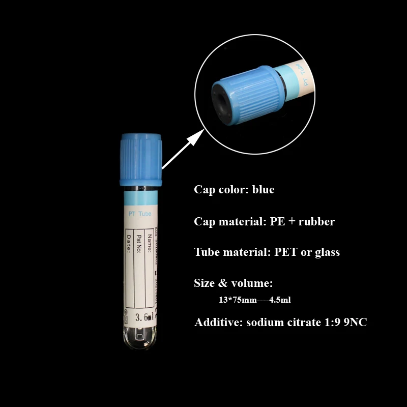 Medical Disposable Vacuum Blood Extraction 10ml Pt Test Tube Buy