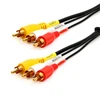 Custom Gold Plated 3 rca cables to 3rca Audio Cable