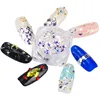 Wholesale Shining Design 12pcs/set glitter Sequin material 3D DIY Nail art Decoration
