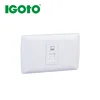 America standard TV Tel Data sockets with wall switch Receptacle outlet