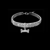 Beer Dog /Cat Collar for Pets Size Small Pet Collar Leash Pet Accessories 3 Layer Crystal Diamond Cute Dog Collars