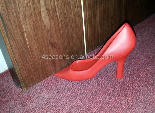 Decorative High Heel Door Stop Lot of 3. Bandwagon #L6560 Hot Red Novelty Shoe