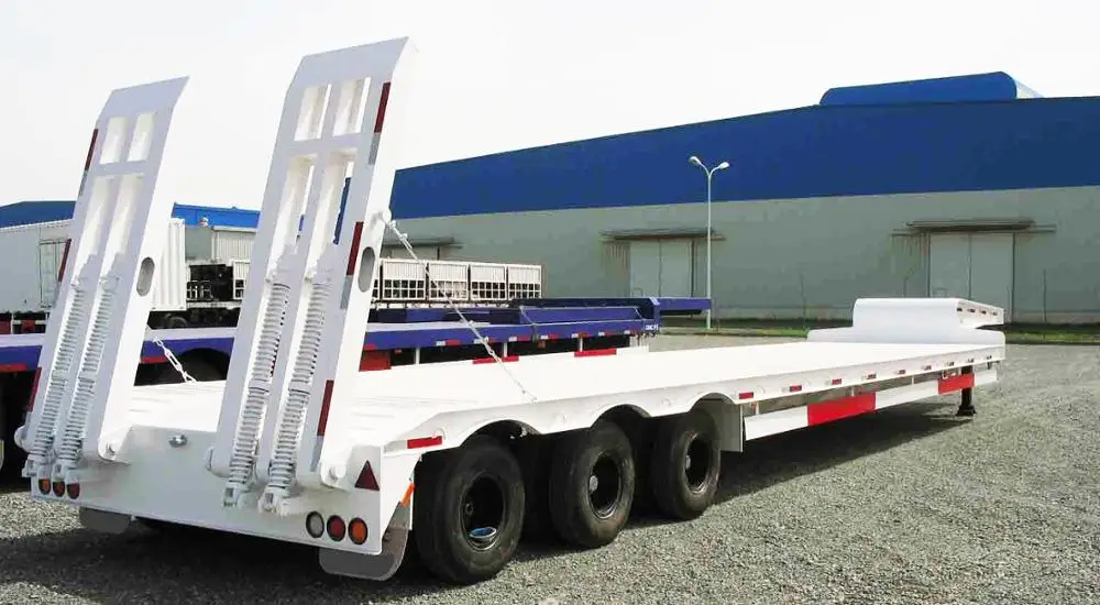 30-80 ton low flatbed semi trailer dimensions ch