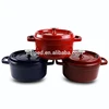 QULENO Enamel Pot/Enamel casserole/Enamel Cookware cast iron slow cook stew pot la sera cookware