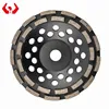 Highly Durable 2 Row Segments Coarse Grits Disk for Concrete Granite Marble Grinding