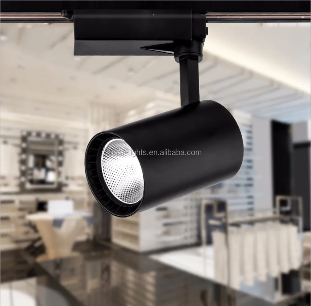 Cob Led Track Light 30w Aluminum Ceiling Rail Lighting Cob Led Track Light 30w Aluminum