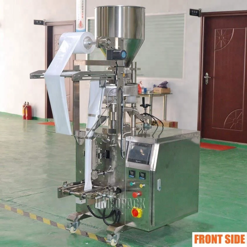 beans packaging filling and sealing sachet bag grain packing machine