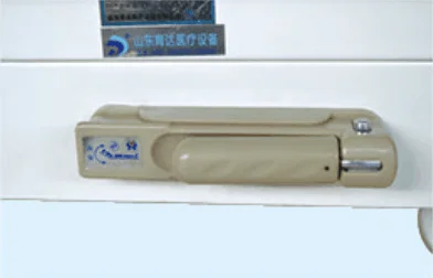 ABS plastic electric hospital bed with 3 functions for patient use