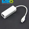 White micro usb to rj45 adapter for mobile phone