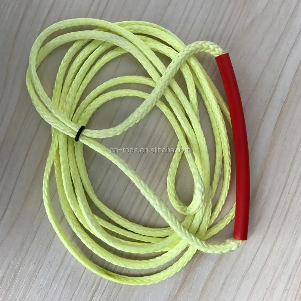 yellow UHMWPE life-saving line water rescue rope