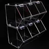stackable supermarket storage food bins clear acrylic candy bins wholesale